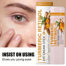 Turmeric eye cream stick nourishes the skin, improves fine lines, relieves eye bags and dark circles, and brightens the eye skin