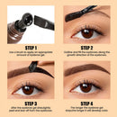 Tear-Off Eyebrow Gel And Brush Combined Long-Lasting Intense Color Sweat-Resistant Semi-permanent Peeling Brow Tint Eye Makeup