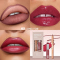 1set, 8 colors lip liner lipstick combo, long-lasting moisturizing, easy to apply, comes with a pencil sharpener, gift for women
