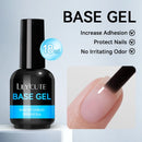 LILYCUTE 18ML Base Gel Top Coat Nail Polish Function Gel Semi Permanent Soak Off UV LED Nail Art Manicure Nail Varnish
