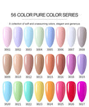 Clou Beaute 15ml Red Black White Green Neon Gel Nail Polish Base Top Coat Velvet Top 400 Colors Semi Permanent Gel Nail Varnish