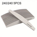 1/3/5/10Pcs Professional Nail File 80/100/150/180/240 Sandpaper Strong Thick Sanding Half Moon Lime nail accessories and Tools