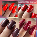 LILYCUTE 7ML 184 Colors Nail Gel Polish Shining Red Glitter Semi Permanent Nail Art Varnish Long Lasting UV LED Gel Manicure