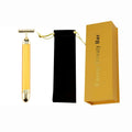 24K Gold T Beauty Roller Energy Roller Electric Face-lifting Facial Massage Beauty Tools Waterproof Vibrating Face Care Stick