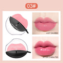Lazy Lipstick Pearl light Temperature Color Changing Lip-shaped Lipstick Velvet Moisturizing Lip Gloss Waterproof Non-stick Cup