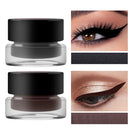 Two-Color, Two-Bottle, Natural, Easy-to-Apply, Sweat-Proof, Waterproof, Durable, Non-Smudging Eyeliner Cream Set