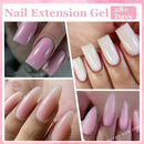 LILYCUTE 5Pcs/Set 15ml Quick Extension Nail Gel Kit Clear Acrylic Gel Semi Permanent Soak Off UV Varnish Nail Art Manicure Set