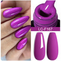 LILYCUTE Dark Grey Matte Color Series Gel Nail Polish Winter Long Lasting Full Coverage Manicure Soak Off Nails Art Gel Varnish