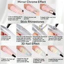 NICOLE DIARY 3D Nail Art Rhinestone Gel Sculpting gel Carvings & Shape Molding Flower Gel Semi Permanent Manicure Nail Art
