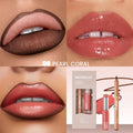 1set, 8 colors lip liner lipstick combo, long-lasting moisturizing, easy to apply, comes with a pencil sharpener, gift for women