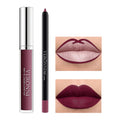 13 color lusterless liquid lipstick+lipliner set lip color makeup velvet lip color long-lasting waterproof VERONNI cosmetics set