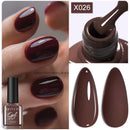 LILYCUTE 7ML 125 Colors Gorgeous Glitter Red Nail Gel Polish Semi Permanent Soak Off LED UV Gel Nail Art Manicure Varnish