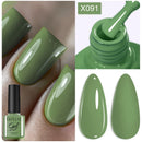 LILYCUTE 7ml Autumn Harvest Gel Nail Polish Red Brown Winter Series All For Manicure Semi Permanent Soak Off UV LED DIY Nail Art