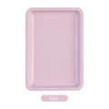 1PC Square Stainless Steel Cosmetic Storage Tray Nail Art Manicure Plate Tweezers Clippers Pens Container False Nails Dish Tools