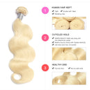 30 40 Inches 613 Honey Blonde Bundles Remy Human Hair Weave Bundles Double Track Peruvian Body Wave Bundles Human Hair Extension