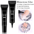 LILYCUTE 10ML Rhinestones Glue Line Gel Nail Polish Multifunction NO Wipe Super Strong Adhesive Nail Gem Glue For Nail Art