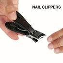 Nail Care Kit for Ingrown & Thick Toenails - Heavy-Duty Clippers Set with Nail File, Cuticle Nippers, and Grooming Tools - Class