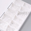 550pcs Soft Gel Nail Tips Medium Short Almond Coffin Full Cover Matte Extension Tool Acrylic Press on Nail French Manicure Decor