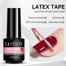 LILYCUTE 8ml Nail Art Peel Off Latex Liquid Tape Glue Protect Nail Polish Varnish Anti-Overflow Latex Skin Care Nail Tools