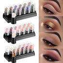 Eyeshadow Pencil Set 12 Colors Waterproof Long Lasting Glitter Shimmer Eye Shadow Pen Highlighter Stick Eyes Makeup Tools