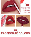 6-Piece Lip Gloss Set Velvet Matte Lip Gloss Waterproof and Sweat-Proof Lipstick Non-Stick Cup Matte Lipstick Holiday Gift Set