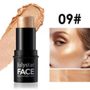 4-Pack CC Sticks Long-Lasting Highlighter Blush Contour Waterproof Makeup Sticks Ideal for Beginners Women Shiny Look Multifunct