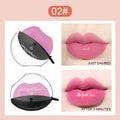 Lazy Lipstick Pearl light Temperature Color Changing Lip-shaped Lipstick Velvet Moisturizing Lip Gloss Waterproof Non-stick Cup