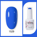 Clou Beaute 15ml Red Black White Green Neon Gel Nail Polish Base Top Coat Velvet Top 400 Colors Semi Permanent Gel Nail Varnish