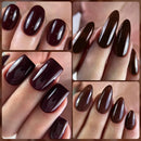 LILYCUTE 6Pcs/Set 7ML Brown Gel Nail Polish Winter Coffee Semi Permanent Soak Off UV Gel Design Nail Art Manicure Kit Varnish