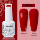 Arte Clavo Red Series Nail Polish Party Colors Gel Varnishes All For Nails Soak Off UV LED Semi Permanent Nail Art Remover Gel