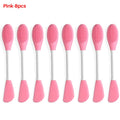 8/4/2pcs Face Brush Set Silicone Facial Mask Applicator Double-head Lotion Spatula Blackhead Face Lip Exfoliator Skin Care Tools