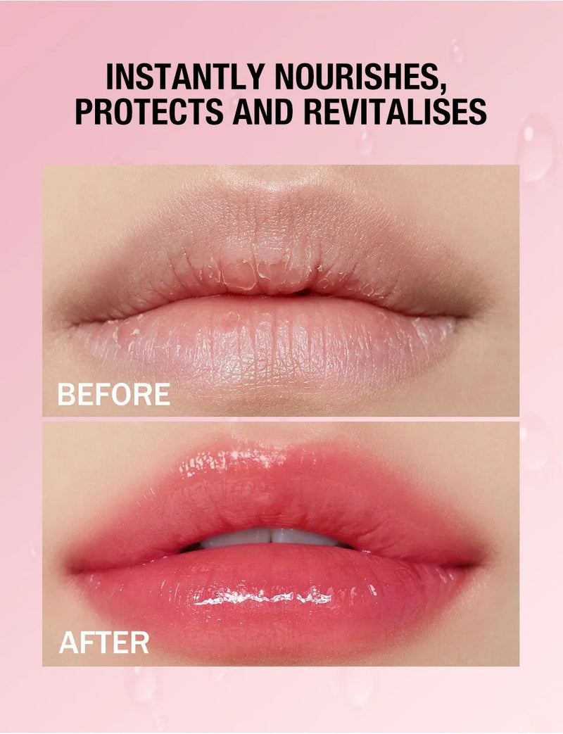 Fruit Color Changing Lip Balm Moisturizing Lip Oil Long-Lasting Lip Mask Tint Natural Aloe Lipstick Nutritious Lips Care Makeup