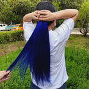 Colored Straight Virgin Human Hair Bundles Blue/Yellow/Red/Green Virgin Raw Hair Brazilian Weaving 1/2/3 Pcs Deals 10-30 Inches