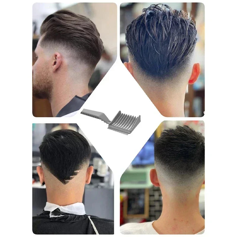 New Men's Hair Clippers Flat Hair Combs Hair Salons Anti-static Trimming Edge Trimming Push Cutting and Combing