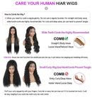 220 Density Body Wave 13x6 HD Transparent Lace Front Human Hair Wigs For Women 13x4 Lace Frontal Brazilian Wigs Pre Plucked with Natural Hairline
