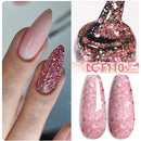 LILYCUTE Dark Grey Matte Color Series Gel Nail Polish Winter Long Lasting Full Coverage Manicure Soak Off Nails Art Gel Varnish