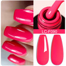 LILYCUTE Dark Grey Matte Color Series Gel Nail Polish Winter Long Lasting Full Coverage Manicure Soak Off Nails Art Gel Varnish