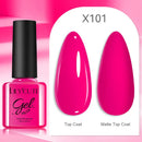 LILYCUTE 7ML Nail Gel Summer Color Series Nail Gel Polish Semi Permanent Soak Off LED UV Gel Nail Art Design Manicure Varnish