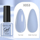 LILYCUTE 7ML 125 Colors Gorgeous Glitter Red Nail Gel Polish Semi Permanent Soak Off LED UV Gel Nail Art Manicure Varnish