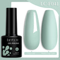 LILYCUTE Dark Grey Matte Color Series Gel Nail Polish Winter Long Lasting Full Coverage Manicure Soak Off Nails Art Gel Varnish