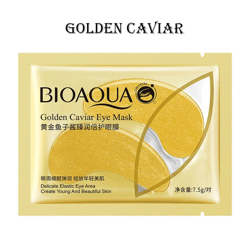 10pcs Bioaqua Collagen Eye Mask Anti Dark Circles skincare Masks Eye Patches Under Eye Bags Korean Skin Care Products