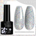LILYCUTE 7ML 184 Colors Nail Gel Polish Shining Red Glitter Semi Permanent Nail Art Varnish Long Lasting UV LED Gel Manicure