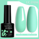LILYCUTE Dark Grey Matte Color Series Gel Nail Polish Winter Long Lasting Full Coverage Manicure Soak Off Nails Art Gel Varnish