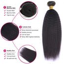 4x4 5x5 13x4 Closure With Bundles Peruvian Kinky Straight Human Hair Bundles With Frontal Invisible Melt Skin HD Lace 3 4 Bundle