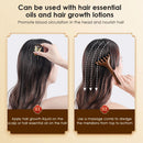 Wooden Meridian Massage Comb Anti-static 6-Claw Head Massager Promote Blood Circulation Body BGua Sha Tool Head Massage Brush