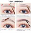 Eyebrow Pencil Microblading Supplies Set Waterproof Eyebrow Tattoo Tint Enhancers With Sharpener Brow 10Pcs Brow Trimmer Blade