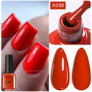 LILYCUTE 7ML 125 Colors Gorgeous Glitter Red Nail Gel Polish Semi Permanent Soak Off LED UV Gel Nail Art Manicure Varnish