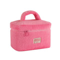 Soft Plush Large Capcity Makeup Bags for Women Daily Cosmetics Organzier Simple Style Tote Travel Toiletry Bag Sac A Main