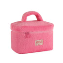 Soft Plush Large Capcity Makeup Bags for Women Daily Cosmetics Organzier Simple Style Tote Travel Toiletry Bag Sac A Main