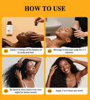 Healthy hair results using Thickening Spray Hair Mask Batana Conditioner